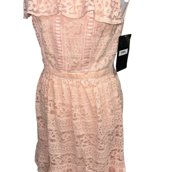Disney Princess Teen Girl's M Medium Sleeveless Sheath Dress NWT Blush Lace - Picture 3 of 11